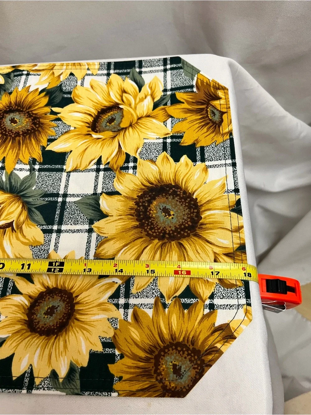 Set Of 3 Handmade Sunflower Placemats Farmhouse Country Kitchen Table Decor
